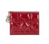 Dior Mini Lady Dior Wallet, front view